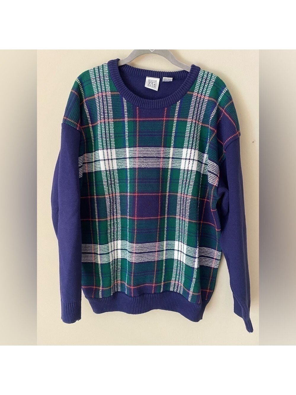 Vintage Field Gear Men’s Plaid Sweater L